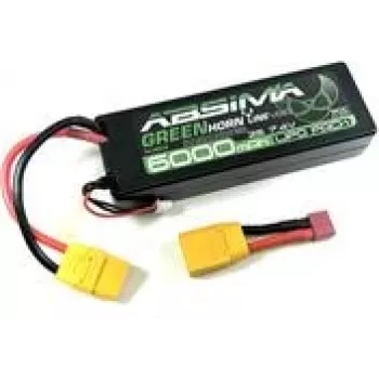 Batería para modelismo Absima LiPo 7,4 V 6000 mAh número de celdas 2 50 C Stick (4140018)