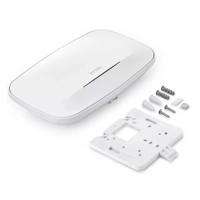 Punto de acceso WLAN Zyxel NWA210AXV2-EU0101F – doble banda 2,4/5 GHz, 2975 Mbit/s, 2× RJ-45, PoE, blanco