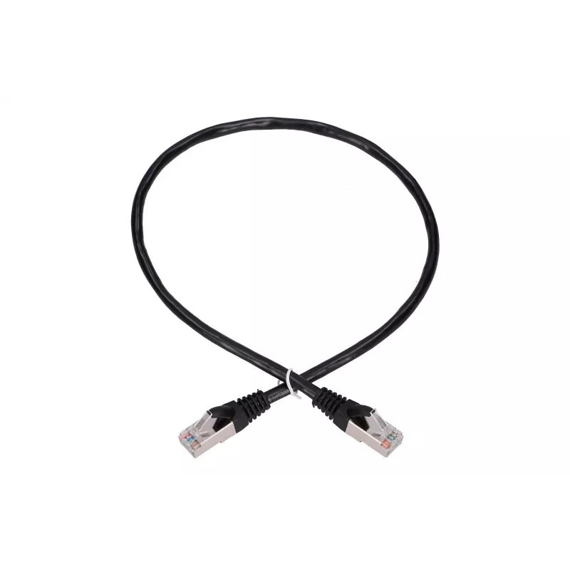 Cable de red Extralink latiguillo LAN Cat.5e RJ-45 F/UTP 0,5 m negro