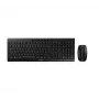 CHERRY Stream Desktop Recharge Teclado y ratón con Universal RF Wireless QWERTZ Alemán Negro