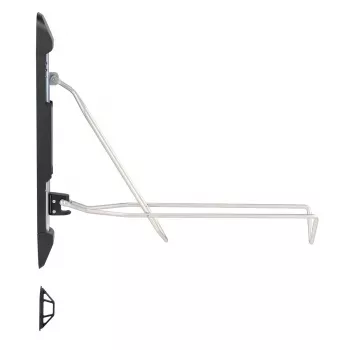Soporte de pared para bicicleta MACLEAN MC-471 — soporta hasta 35 kg, almacenamiento para una bicicleta