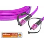 Lightwin cable de conexión de fibra óptica plano dúplex de alta calidad, MM OM4, LC - LC cable de conexión de fibra óptica (LDP-50 LC-LC 3.0 OM4 FD)