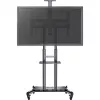 HAGOR HP Twin Stand HD - Carro - para pantalla plana / equipo AV - Negro - Tamaño de pantalla: 140-213 cm (55-84) - Interfaz de montaje: hasta 800 x 500 mm (8210)