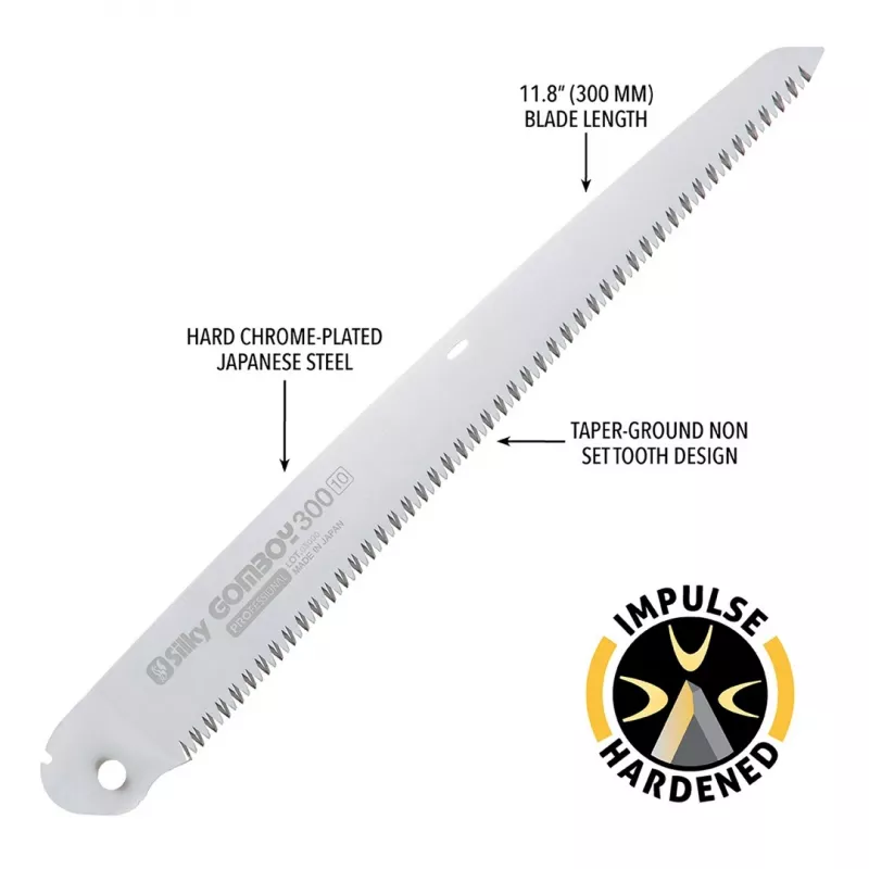 Serrucho plegable de podar Silky Gomboy 270-10 medium, 27 cm (121-27)
