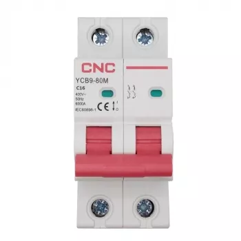 Interruptor automático modular HiSmart NV821495 2 polos 16A curva C