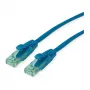 ROLINE RM Cable de parcheo Cat.6A UTP, azul, 1 m