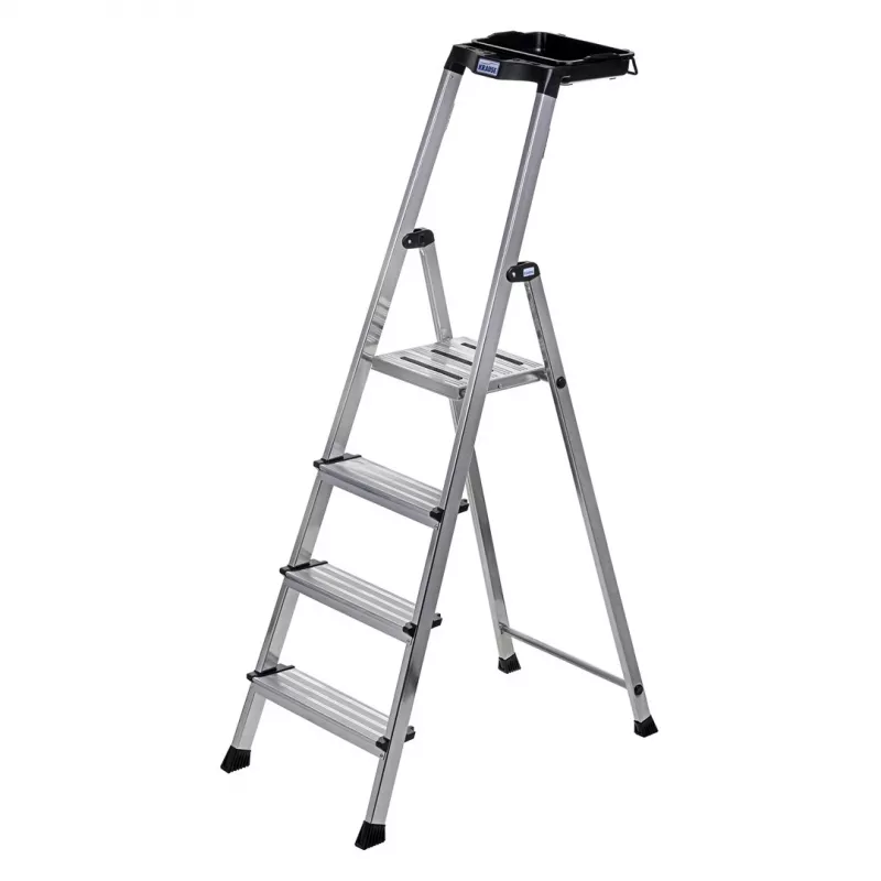 Escalera plegable Krause Secury plata