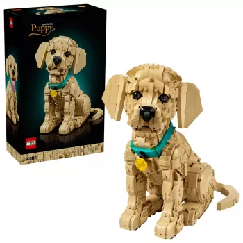 LEGO ICONS 11384 Cachorro de golden retriever