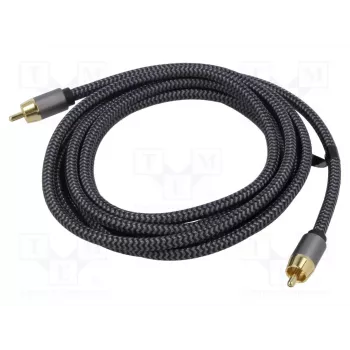 Goobay 65296. Conexión 1: RCA, conector 1 sexo: macho, conexión 2: RCA, conector 2 sexo: macho, material del cable: cobre,