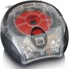Radio portátil con reproductor de CD Lenco SCD-24TR — FM, salida de 4W, LCD, antena telescópica, funcionamiento con red/batería, 6 pilas C
