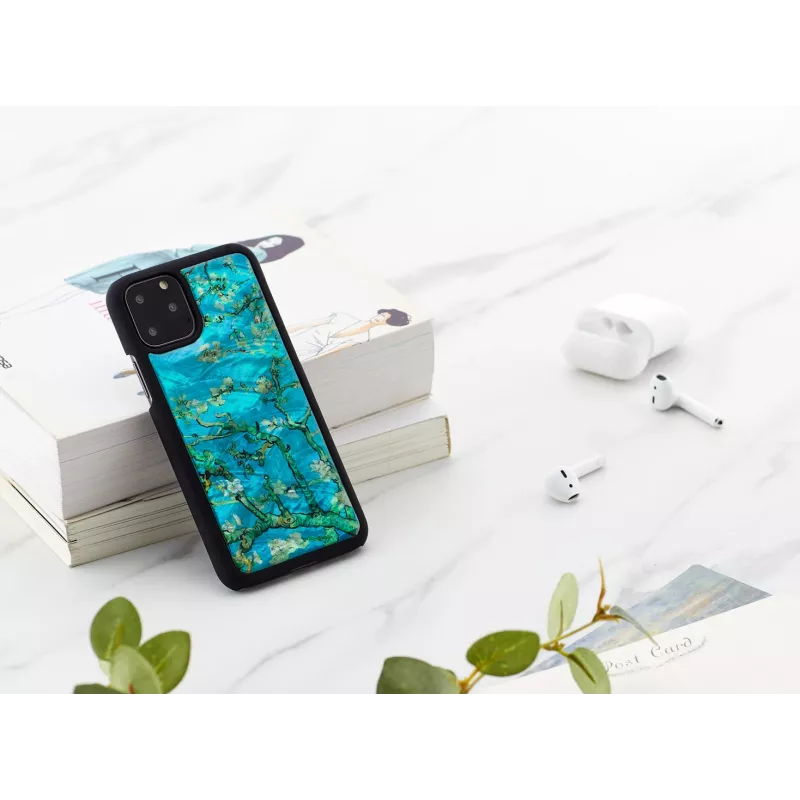 Funda para smartphone iKins para iPhone 11 Pro – almendro en flor negra, funda protectora