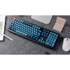 V6 Max, teclado gaming negro/azul-gris, distribución DE, Gateron Jupiter Red, Hot-Swap, RGB