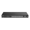 Switch de red D-Link DGS-1100-26MPV2/E Managed L2 Gigabit Ethernet (10/100/1000) Power over Ethernet (PoE) negro