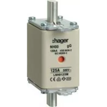 Hager LNH0125M. Ancho: 21 mm, fondo: 79 mm, alto: 58,5 mm (LNH0125M)