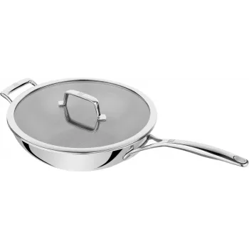 Sartén wok ZWILLING Peak 30 cm, acero inoxidable 18/10, apta para inducción