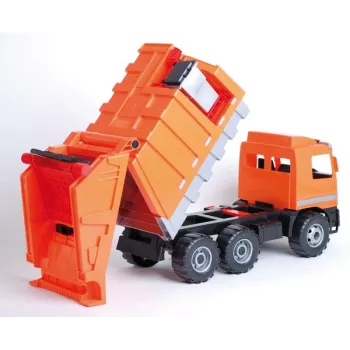 Camión de basura de juguete Lena Mercedes ZL-02026, 70 cm de largo, vehículo de juguete mecánico