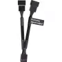 Cable en Y para ventilador PWM THERMALTAKE Tt Mod AC-060-CO1OTN-F1 4-Pin, pack de 3