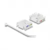 Delock 90799 Módulo Keystone RJ45 a LSA Cat.6 UTP, sin herramientas, con cubierta antipolvo, blanco/negro