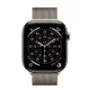 Apple Watch Series 11 GPS + Cellular 42mm Caja de titanio natural con milanesa natural