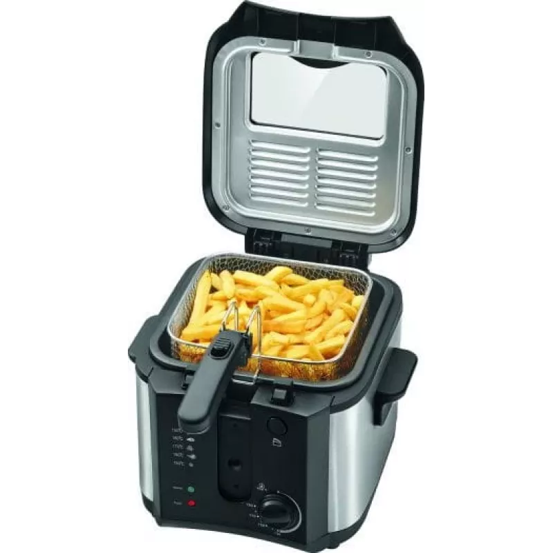 Freidora Clatronic FR 3649 individual 2,5 l 1600 W negra