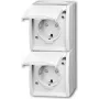 Busch Jaeger 20-02 EBW-54 Toma CEE 7/3 blanco (2084-0-0722)