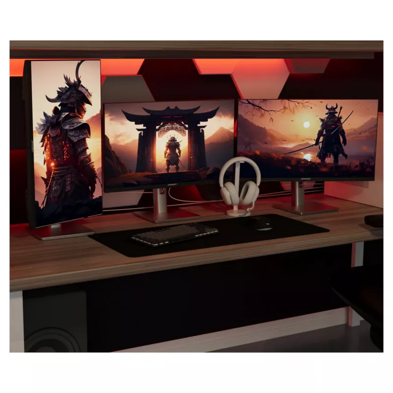 JAPANNEXT JN-I270FHD200F-HSP monitor de ordenador 68,6 cm (27 inch) 1920 x 1080 píxeles Full HD LED plateado