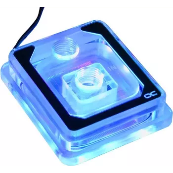 Alphacool 12955 - Refrigeración líquida - Plexiglás - Transparente - LGA 1150 (Socket H3) - LGA 1151 (Socket H4) - LGA 1155 (Socket H2) - LGA 1156 (Socket H) - LGA 1200... - 63 mm - 73 mm (12