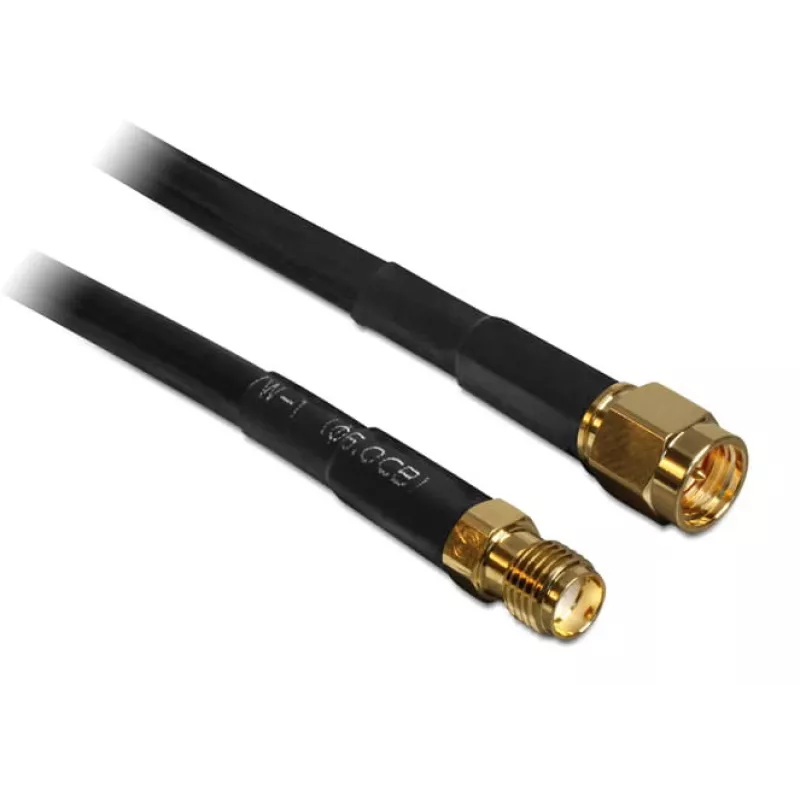 Cable coaxial DeLOCK 5m SMA m/h CFD200