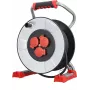 Alargador con carrete Bachmann Profi-Kabeltrommel IronCoat 399.194 — 25 m de cable, 3×1,5 mm²