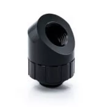 BitsPower Artemis racor giratorio de 45° — negro mate