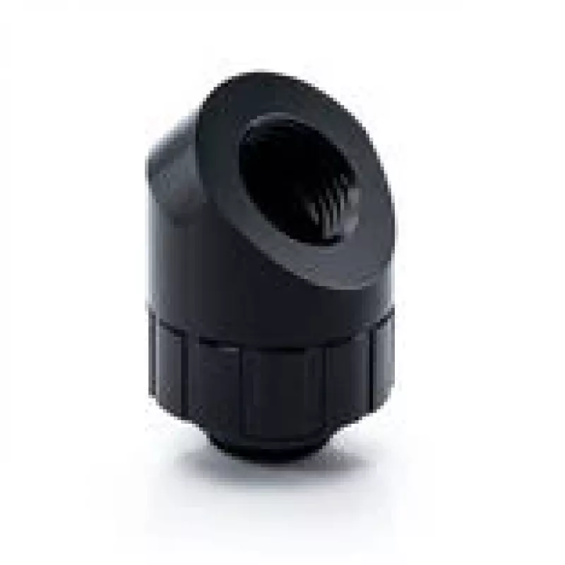 BitsPower Artemis racor giratorio de 45° — negro mate