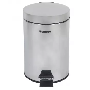 Cubo de pedal Beldray LA038098SSAFEU7 3 litros cierre suave acero inoxidable
