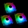 Kit de ventiladores Lamptron Icecloud+ ARGB 120 Triple PWM, transparente, LAMP-ABAR103