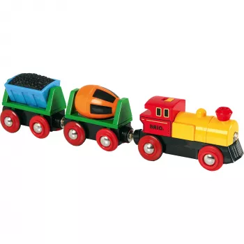 World tren con locomotora a pilas, vehículo de juguete