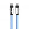 Cable USB-C 2en1 1m azul