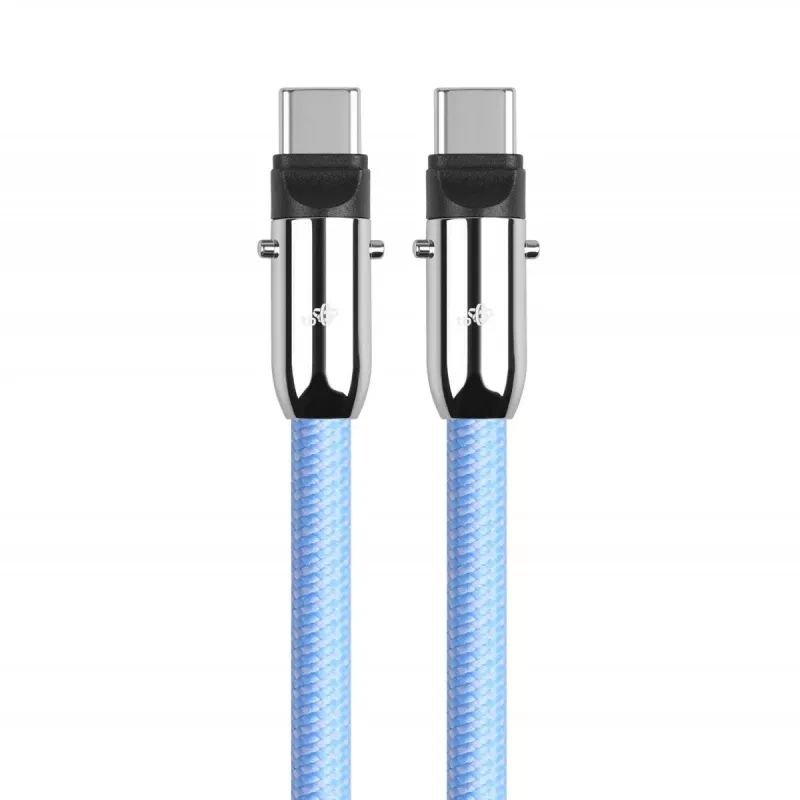 Cable USB-C 2en1 1m azul