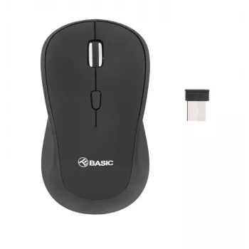 Ratón inalámbrico Tellur Basic Regular negro