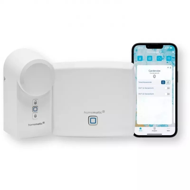 Set de acceso mini HomeMatic IP HmIP-SK25 set de control smart home inalámbrico para gestión de accesos