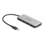 DeLOCK 64261 Hub USB 3.2 Gen 1 Type-C 10000 Mbit/s negro gris