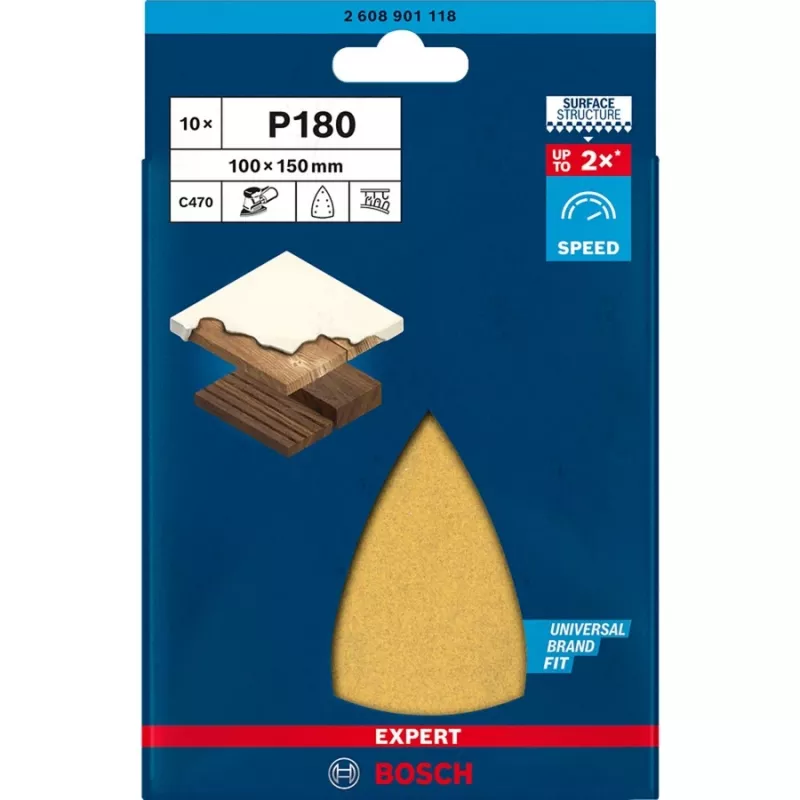 Bosch 2 608 901 118 herramienta rotativa accesorio de lijado/esmerilado madera hoja de lijado