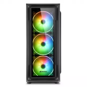 Caja PC Sharkoon TK4 RGB Midi Tower Negro