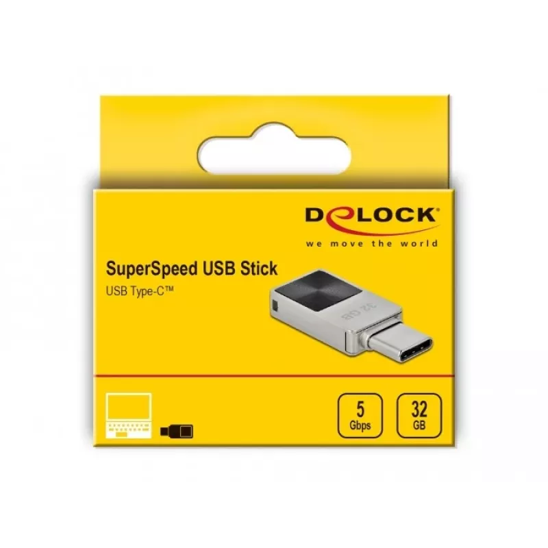 Memoria USB DeLOCK 32 GB USB-C Mini Memory Stick
