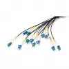 Cable breakout universal de fibra óptica preconfeccionado Digitus, 12 fibras, LC/UPC, 50 m