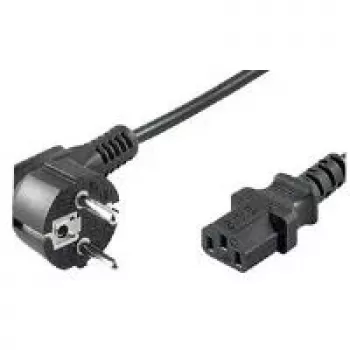 Cable de alimentación ShiverPeaks BASIC-S 3,0m Schuko negro — cable de alimentación, 3,0 m de longitud