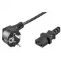 Cable de alimentación ShiverPeaks BASIC-S 3,0m Schuko negro — cable de alimentación, 3,0 m de longitud