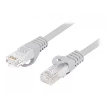 Cable de red LANBERG PCU6-10CU-0025-S Cat6 U/UTP 0,25 m RJ-45 macho, gris, 10000 Mbit/s