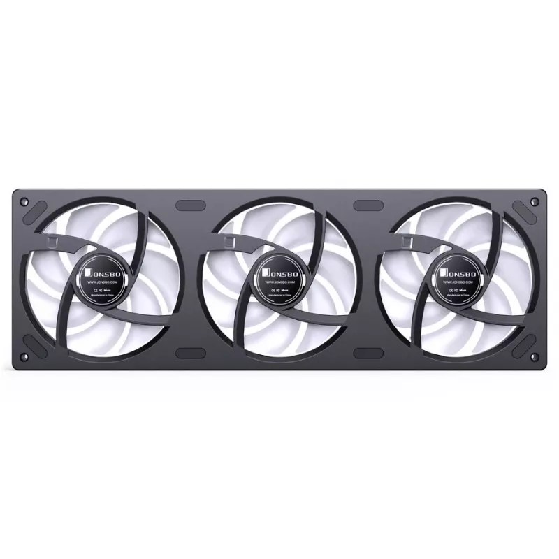Ventilador de radiador de refrigeración Jonsbo ZB-360 Reverse Blade PWM ARGB 360mm negro