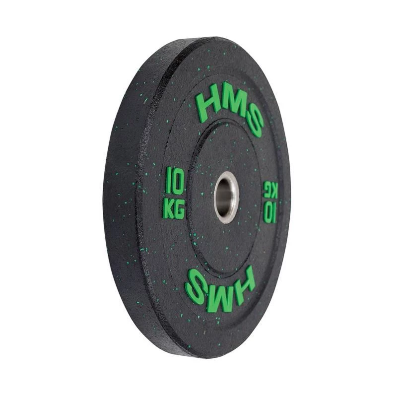 HMS Fitness HTBR10 1 ud. disco de peso olímpico con recubrimiento de goma
