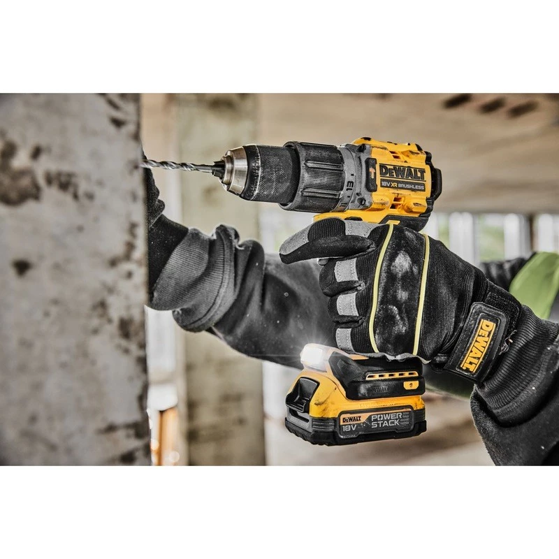 Taladro con empuñadura de pistola DeWalt DCD805NT-XJ — 18 V sin escobillas, 2000 rpm, 90 N·m, portabrocas de 13 mm, 1,34 kg