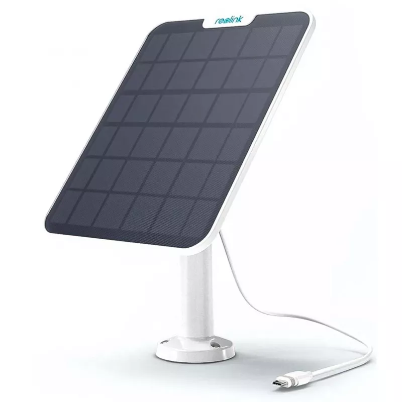 Panel solar Reolink 2 cámara a batería 6W USB Type-C IP65